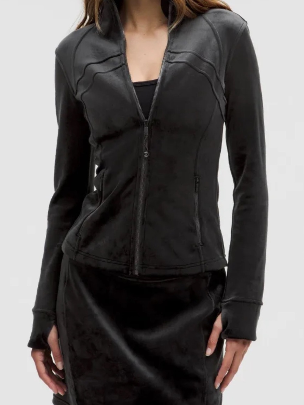 Lululemon Define Jacket in Black Velvet - New with Tags!